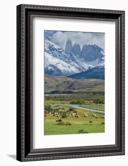 The Three Towers, Torres Del Paine National Park, Chilean Patagonia, Chile-G & M Therin-Weise-Framed Photographic Print