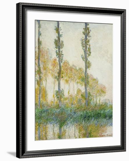 The Three Trees, Autumn, 1891-Claude Monet-Framed Giclee Print