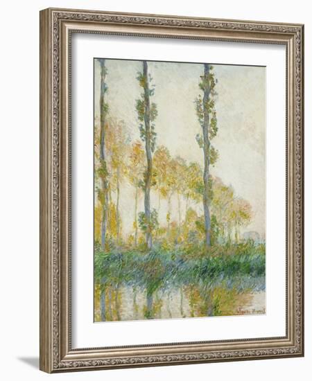 The Three Trees, Autumn, 1891-Claude Monet-Framed Giclee Print