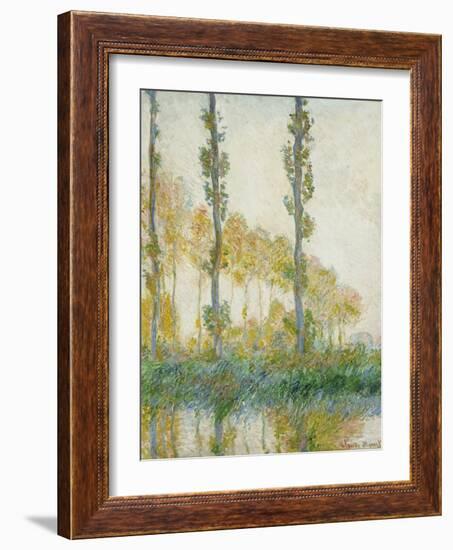 The Three Trees, Autumn, 1891-Claude Monet-Framed Giclee Print