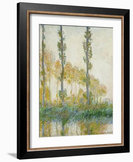 The Three Trees, Autumn, 1891-Claude Monet-Framed Giclee Print