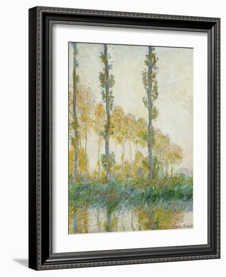 The Three Trees, Autumn, 1891-Claude Monet-Framed Giclee Print