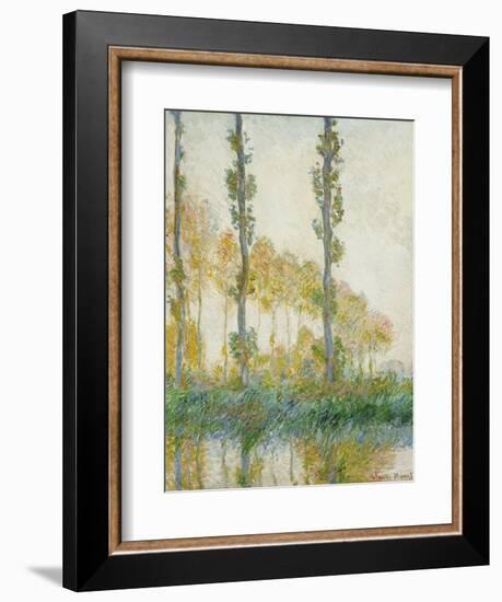 The Three Trees, Autumn, 1891-Claude Monet-Framed Giclee Print