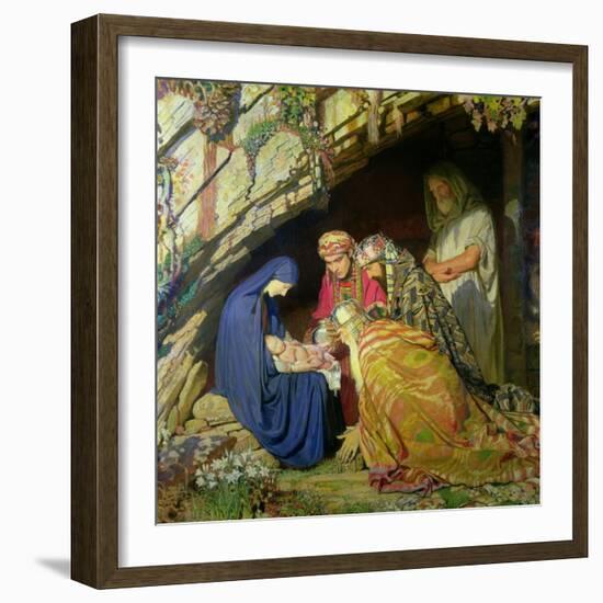 The Three Wise Kings-George Spencer Watson-Framed Giclee Print