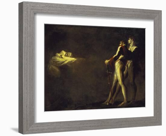 The Three Witches Appearing to Macbeth and Banquo, 1800-1810-Henry Fuseli-Framed Giclee Print