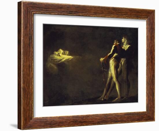 The Three Witches Appearing to Macbeth and Banquo, 1800-1810-Henry Fuseli-Framed Giclee Print