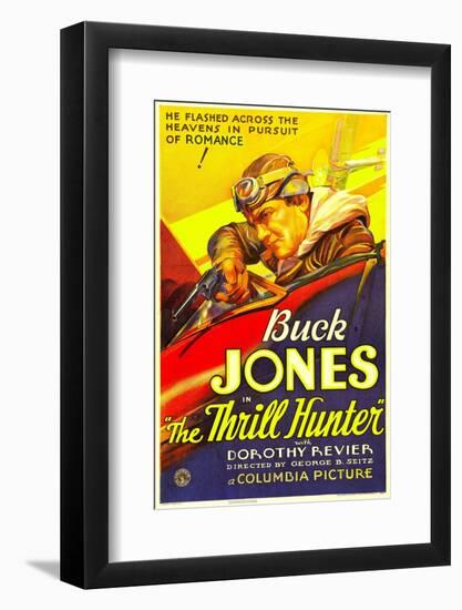 The Thrill Hunter, Buck Jones, 1933-null-Framed Photo