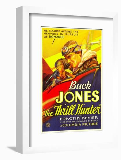 The Thrill Hunter, Buck Jones, 1933-null-Framed Photo