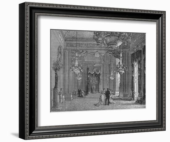 The Throne Room, Buckingham Palace, Westminster, London, c1875 (1878)-Unknown-Framed Giclee Print