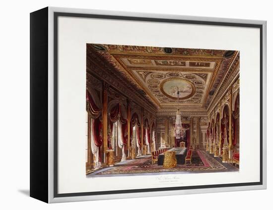 The Throne Room, Carlton House, 1819-Charles Wild-Framed Premier Image Canvas