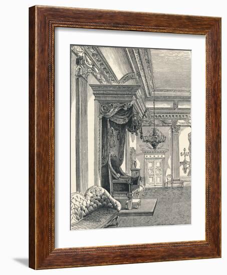 The Throne Room Dublin Castle, 1896-null-Framed Giclee Print