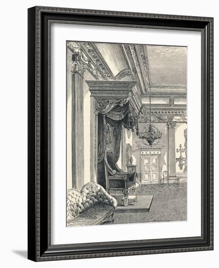 The Throne Room Dublin Castle, 1896-null-Framed Giclee Print