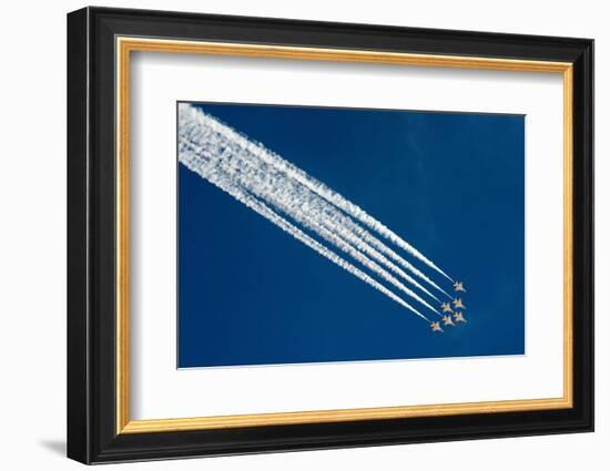 The Thunderbirds, celebration of the 75th anniversary of the airborne Navy, Nellis Air Force Base-Ethel Davies-Framed Photographic Print