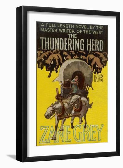 The Thundering Herd-null-Framed Art Print