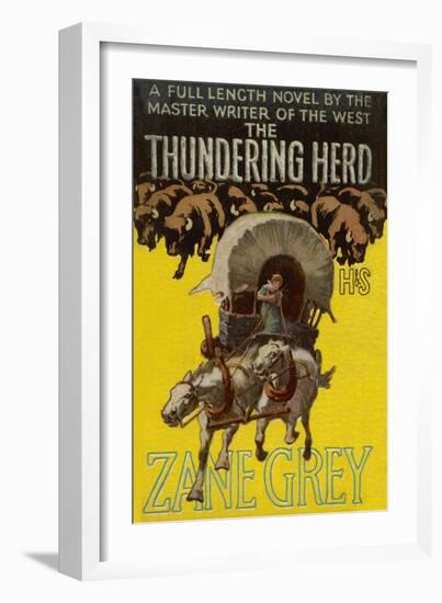 The Thundering Herd-null-Framed Art Print