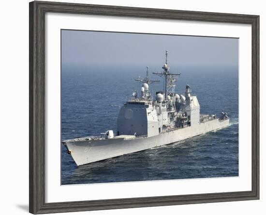 The Ticonderoga-Class Guided-Missile Cruiser USS Shiloh-Stocktrek Images-Framed Premium Photographic Print