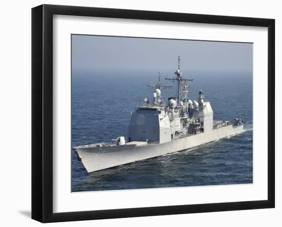 The Ticonderoga-Class Guided-Missile Cruiser USS Shiloh-Stocktrek Images-Framed Photographic Print