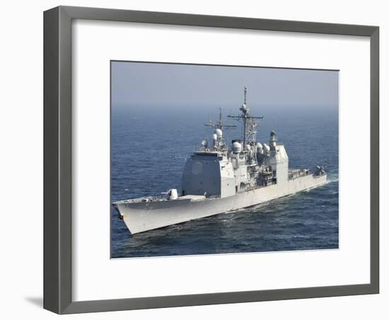 The Ticonderoga-Class Guided-Missile Cruiser USS Shiloh-Stocktrek Images-Framed Photographic Print