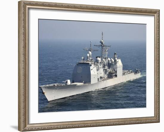 The Ticonderoga-Class Guided-Missile Cruiser USS Shiloh-Stocktrek Images-Framed Photographic Print