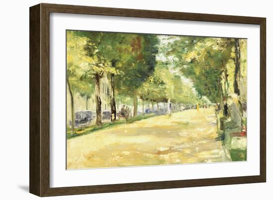 The Tiergarten Park, Berlin-Lesser Ury-Framed Giclee Print