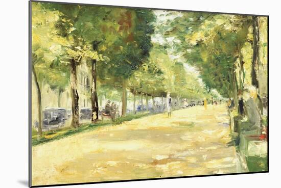 The Tiergarten Park, Berlin-Lesser Ury-Mounted Giclee Print