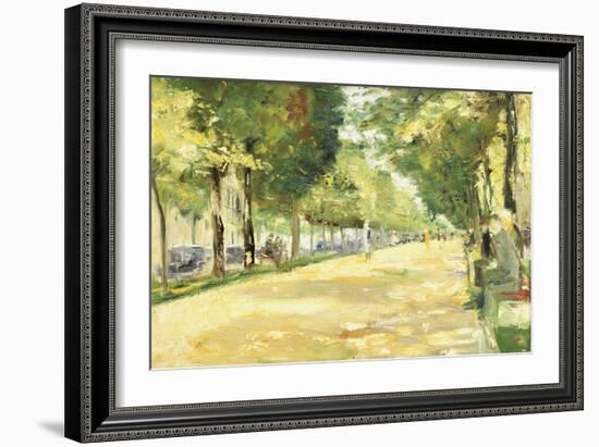 The Tiergarten Park, Berlin-Lesser Ury-Framed Giclee Print