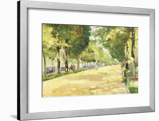 The Tiergarten Park, Berlin-Lesser Ury-Framed Giclee Print