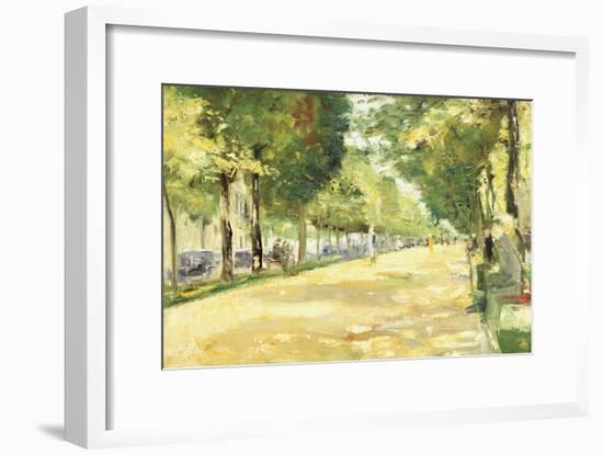 The Tiergarten Park, Berlin-Lesser Ury-Framed Giclee Print