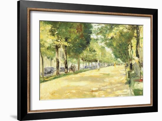 The Tiergarten Park, Berlin-Lesser Ury-Framed Giclee Print