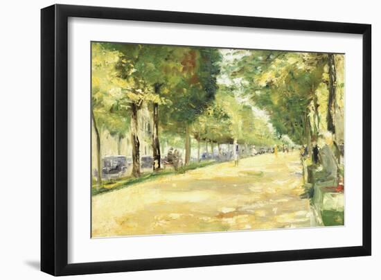 The Tiergarten Park, Berlin-Lesser Ury-Framed Giclee Print