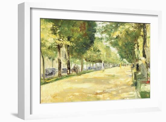 The Tiergarten Park, Berlin-Lesser Ury-Framed Giclee Print