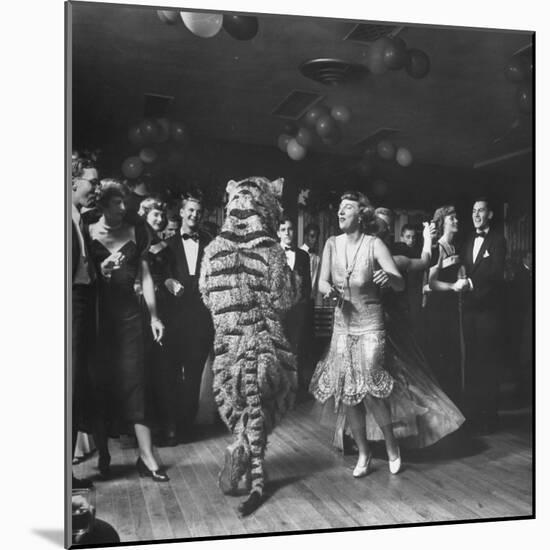 The Tiger Getting Expert Instructions from the Lady, During Charleston Party-Martha Holmes-Mounted Photographic Print