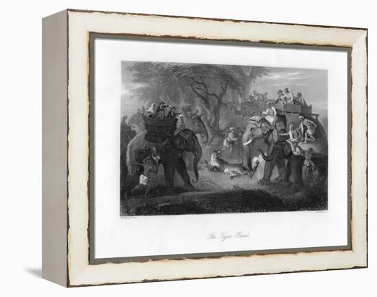 The Tiger Hunt-AH Payne-Framed Premier Image Canvas