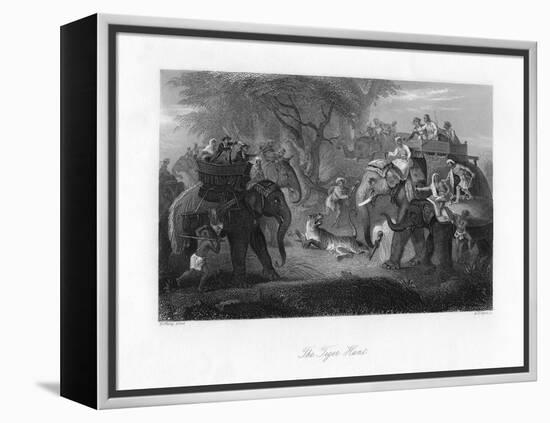 The Tiger Hunt-AH Payne-Framed Premier Image Canvas