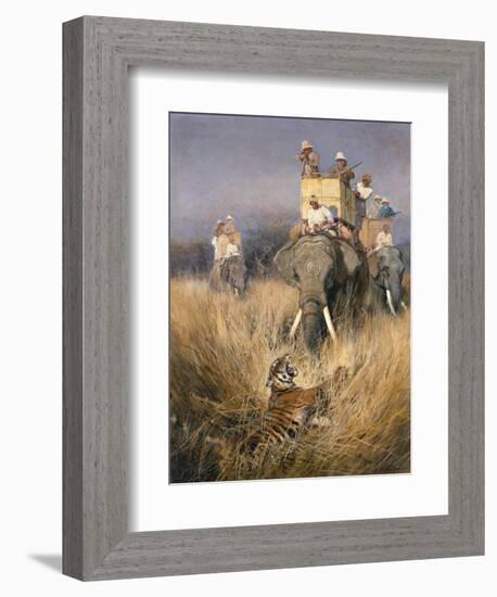 The Tiger Shoot-William Woodhouse-Framed Giclee Print