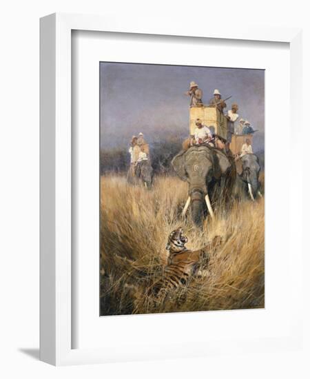 The Tiger Shoot-William Woodhouse-Framed Giclee Print