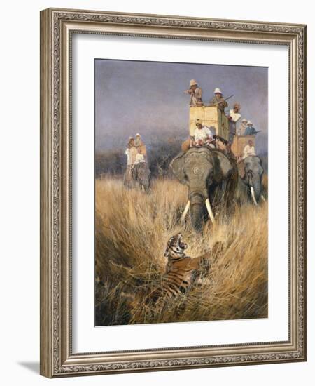 The Tiger Shoot-William Woodhouse-Framed Giclee Print