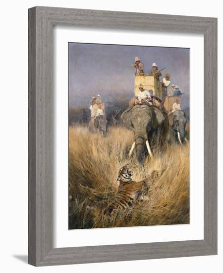 The Tiger Shoot-William Woodhouse-Framed Giclee Print