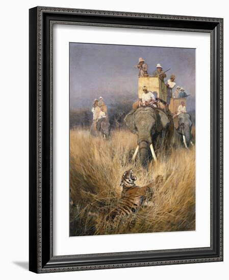 The Tiger Shoot-William Woodhouse-Framed Giclee Print