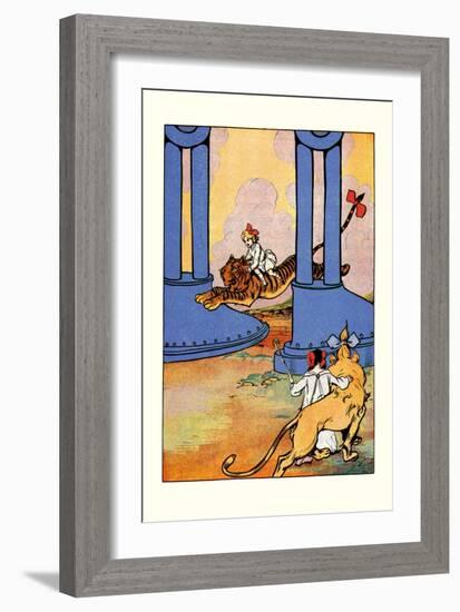 The Tiger Went Next-John R. Neill-Framed Art Print