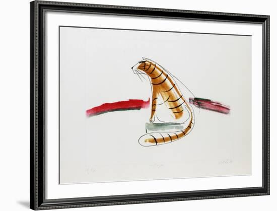 The Tiger-Vick Vibha-Framed Collectable Print