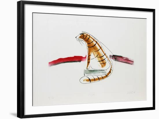 The Tiger-Vick Vibha-Framed Collectable Print