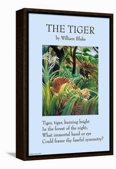 The Tiger-William Blake-Framed Stretched Canvas