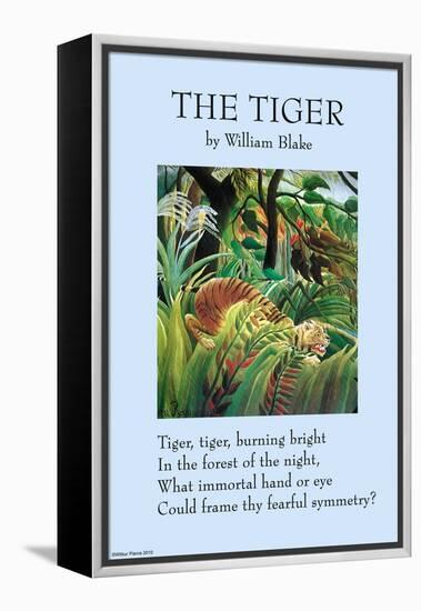 The Tiger-William Blake-Framed Stretched Canvas