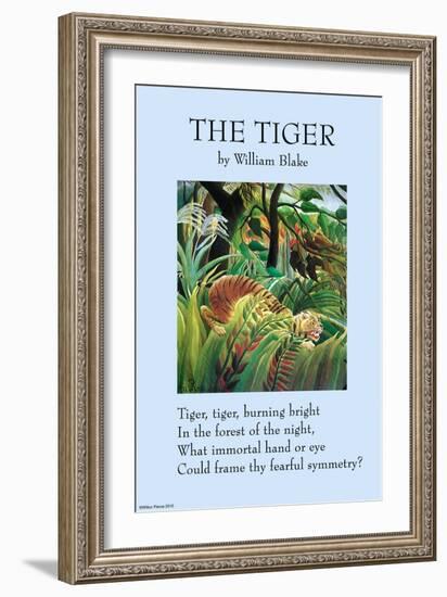 The Tiger-William Blake-Framed Art Print