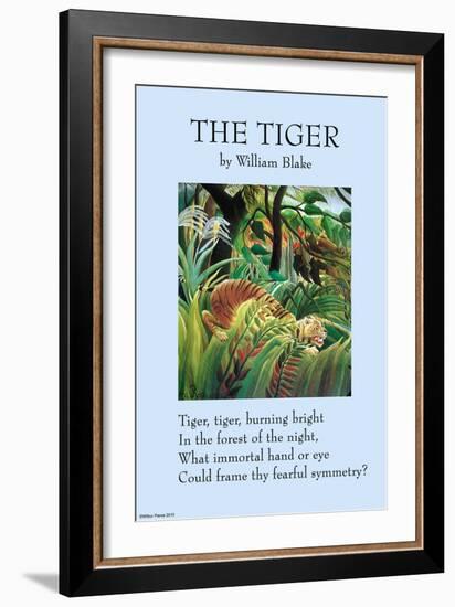 The Tiger-William Blake-Framed Art Print