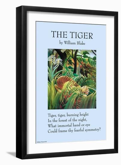 The Tiger-William Blake-Framed Art Print