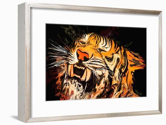 The Tiger-Rabi Khan-Framed Art Print
