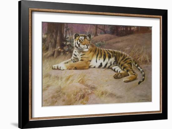 The Tiger-John Charles Dollman-Framed Giclee Print