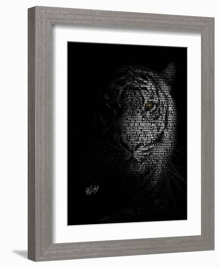 The Tiger-Ojenike Oladapo-Framed Giclee Print